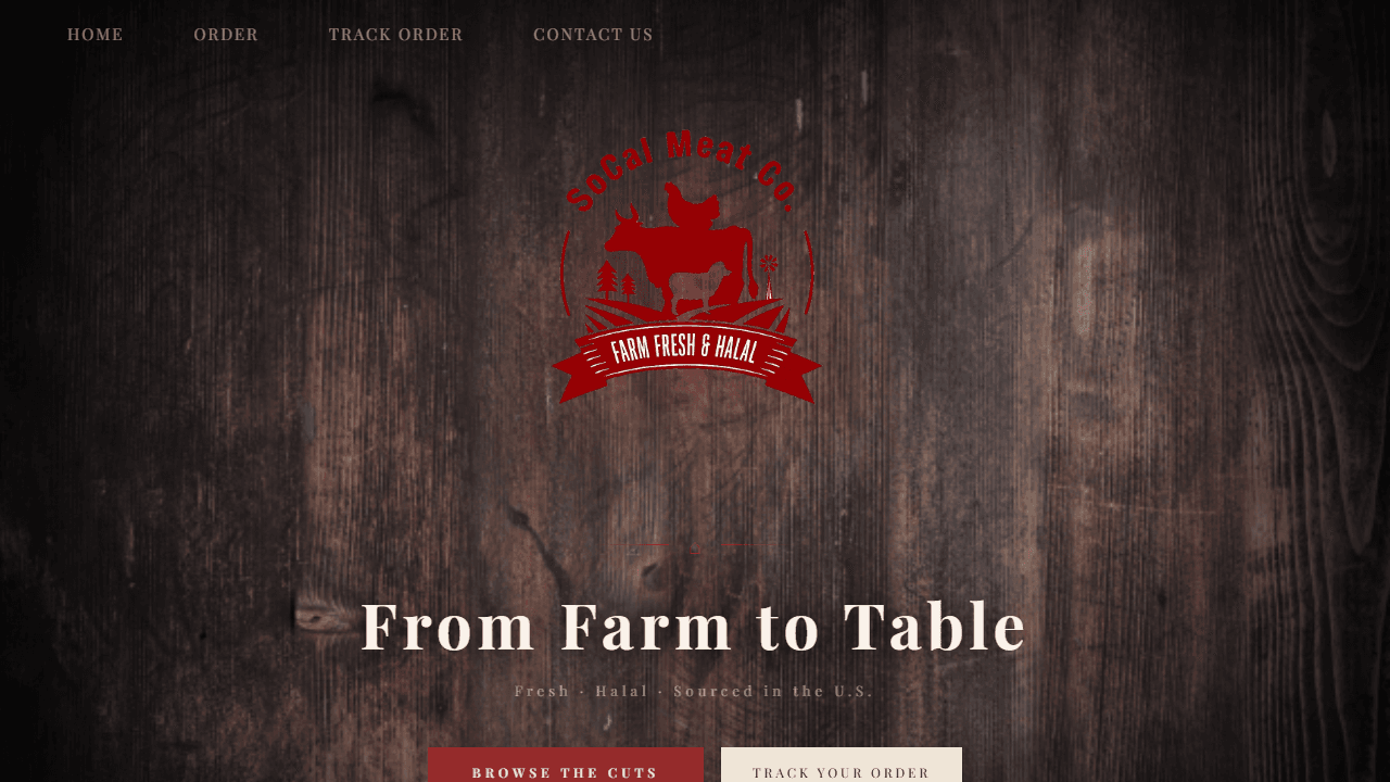 SoCal Meat Co. website